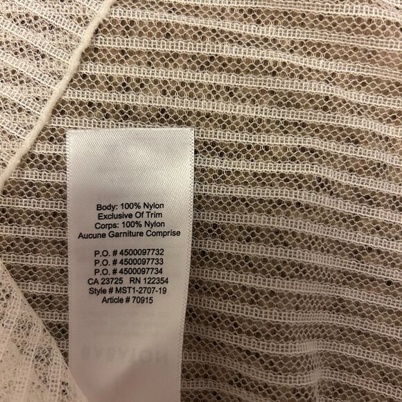 Aritzia Babaton Women's Humber Mesh Short Sleeve Shirt - White - US S - Picture 5 of 5